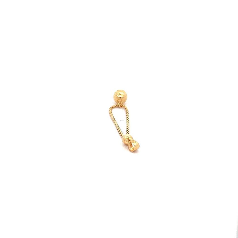 18K Gold Pendant Charm Ball 0.92 grams - Picture 5 of 10